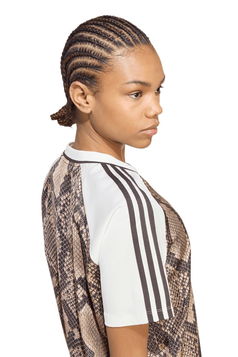Faux-Snakeskin-Printed Jersey, Alternate, color, LINEN/ MAGIC BEIGE