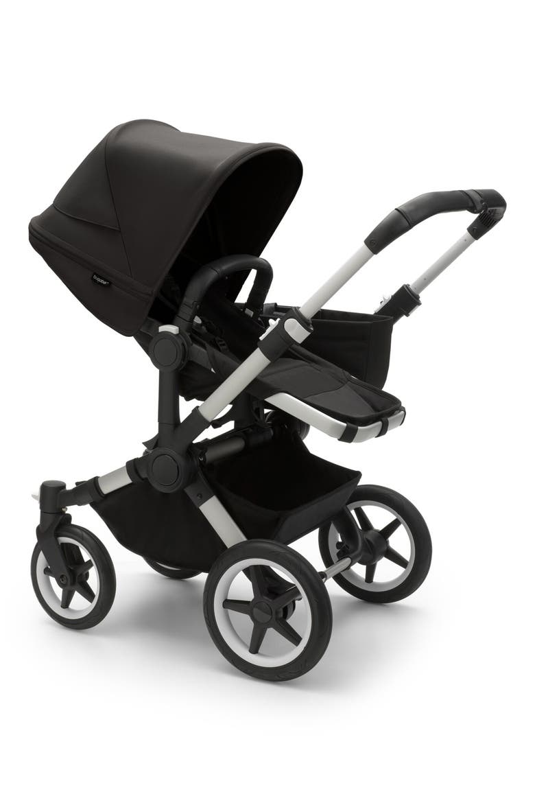 Donkey 5 Mono Stroller with Bassinet & Turtle Air by Nuna Car Seat, Alternate, color, ALUMINUM/BLACK/BLACK