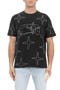 Rhinestone Embellished Cotton Graphic T-Shirt