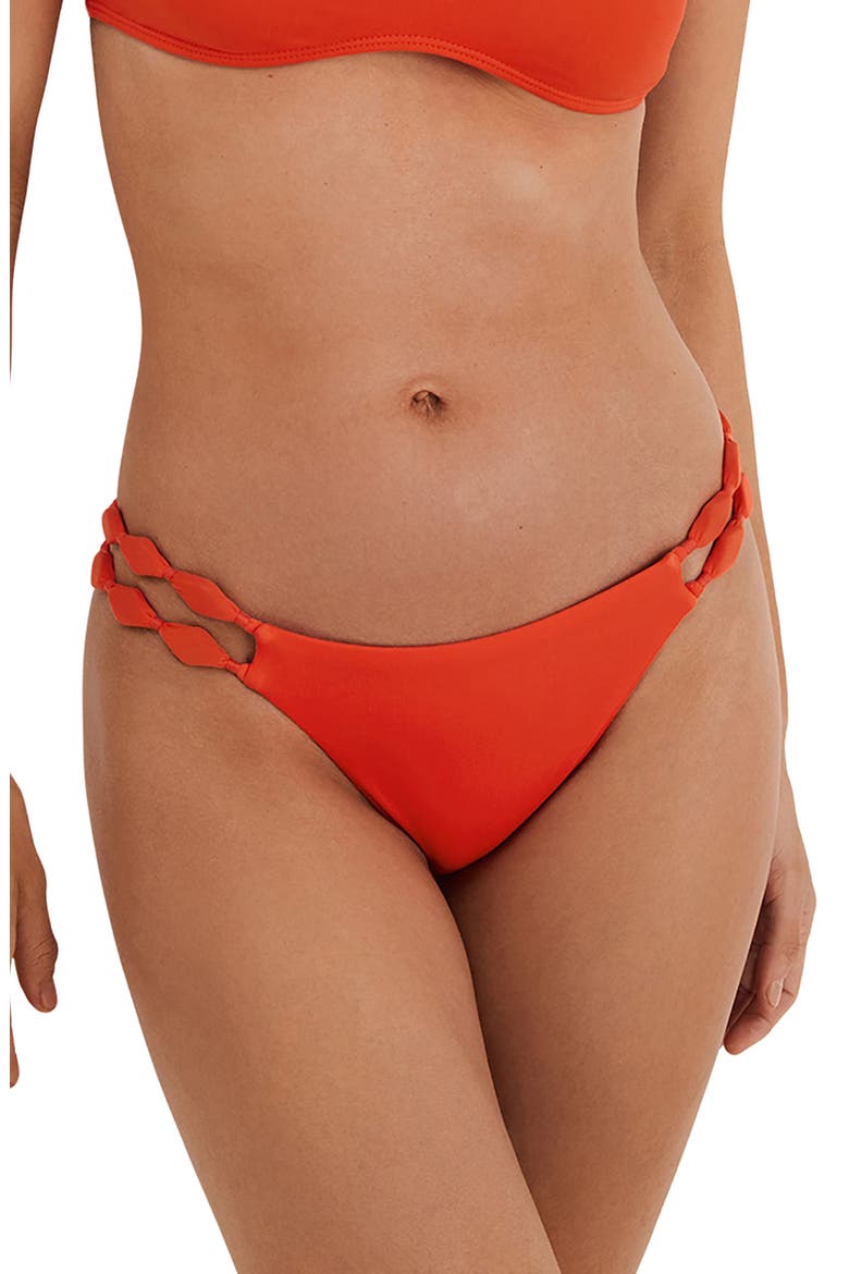 Alexa Bikini Bottoms, Main, color, ORANGE