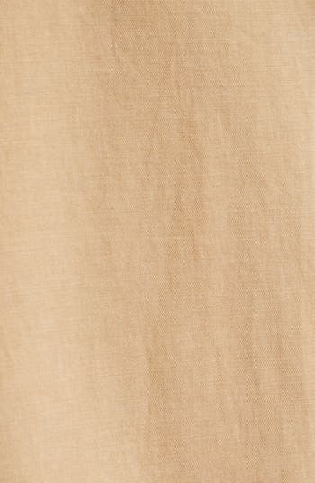 Mia Double Pleat Wide Leg Stretch Cotton Pants