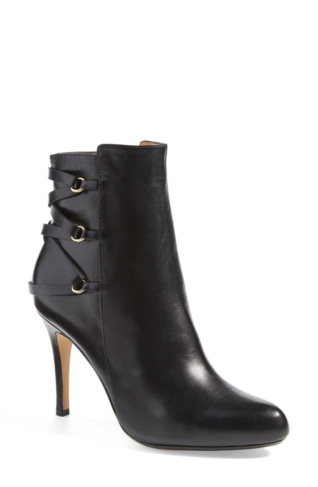 'Rachel' Ankle Boot, Main, color, BLACK