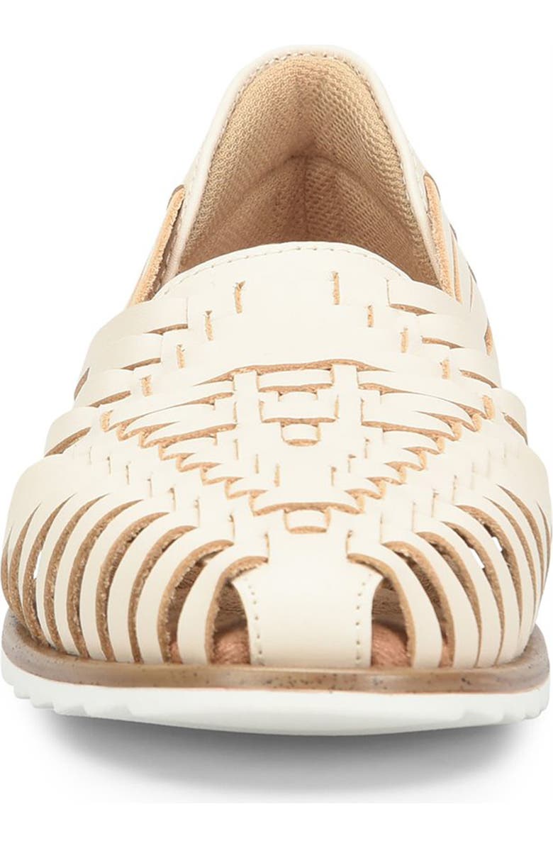 EUROSOFT Woven Ranie Flat, Alternate, color, Cream 274