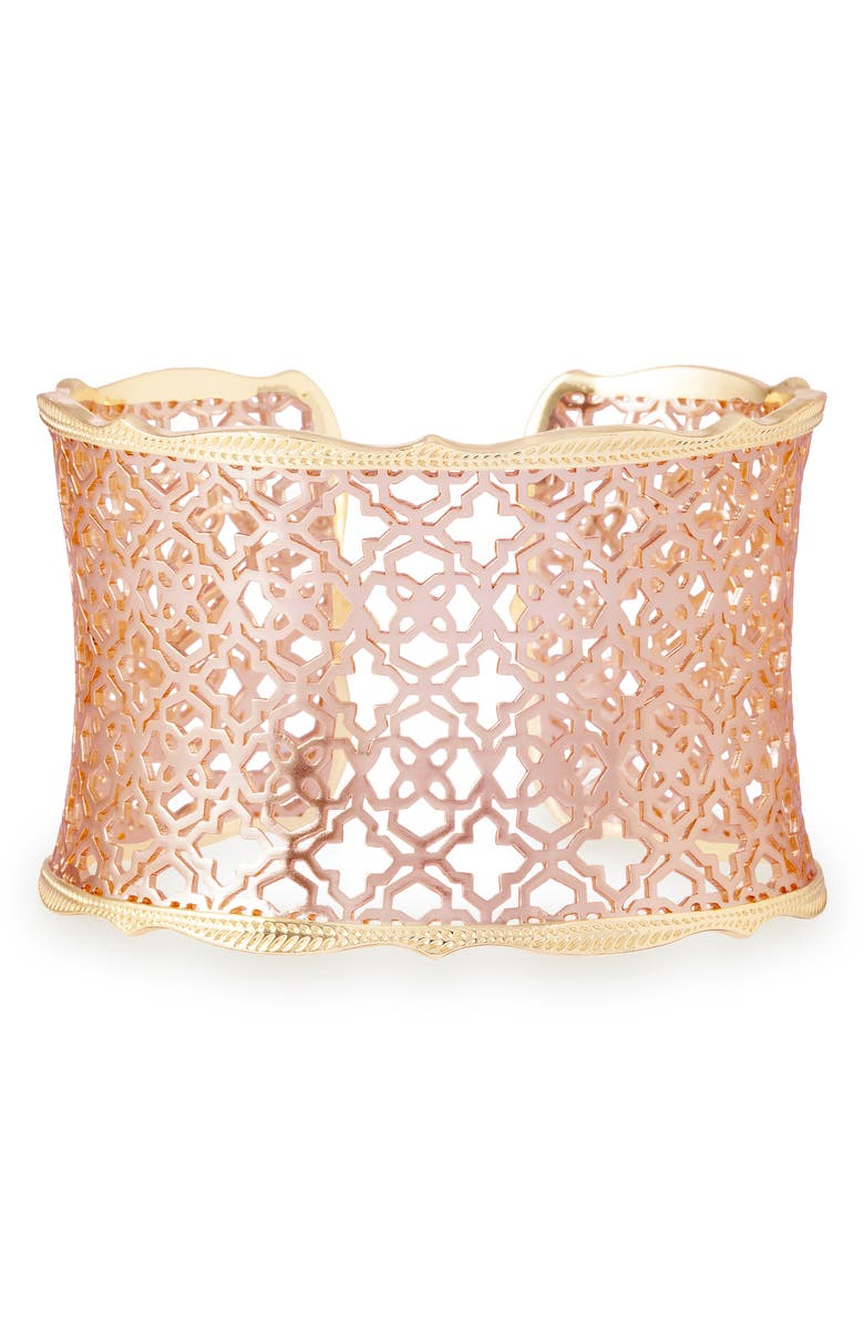 Kendra Scott Mystic Bazaar - Candice Wide Cuff, Alternate, color, Rose Gold/ Gold