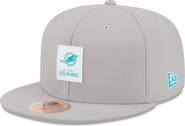 New Era Men's New Era Gray Miami Dolphins 2025 Sideline  59FIFTY Fitted Hat
