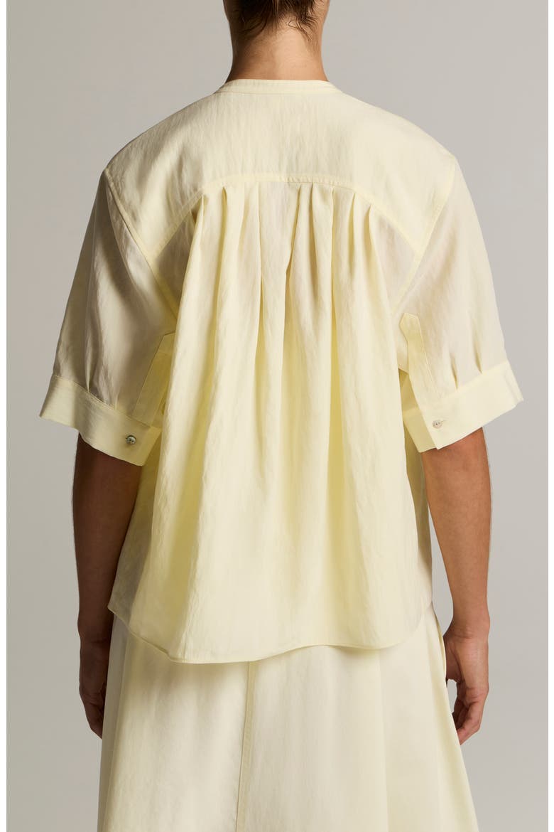 Pleated Top, Alternate, color, SUN PETAL