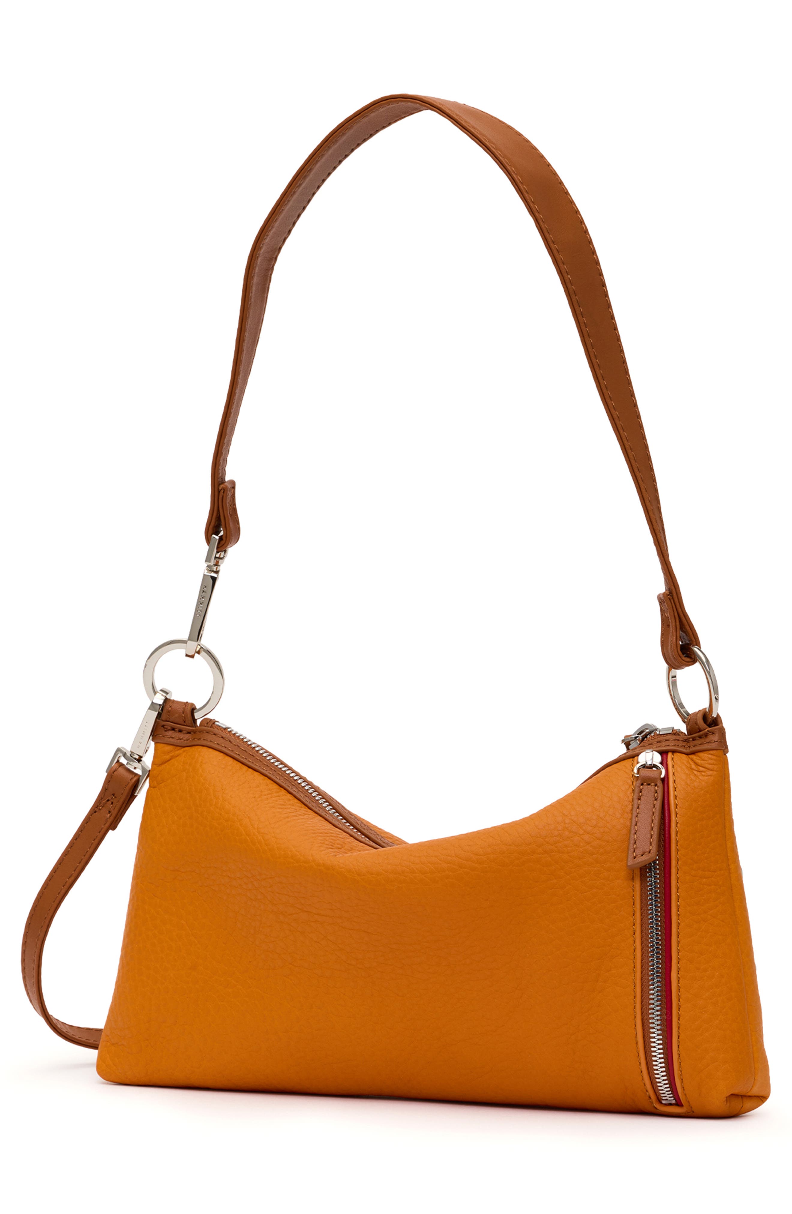 HAMMITT Kyle Shoulder Bag, Alternate, color, Tailored Tangerine/Silver