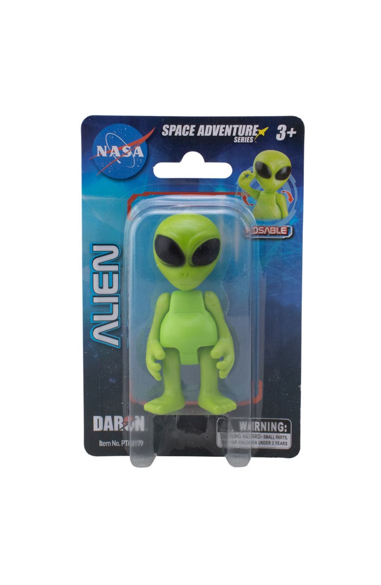 Space Adventure Alien Figurine 3 Inch Posable Action Figure Kids 3+, Main, color, Multicolored