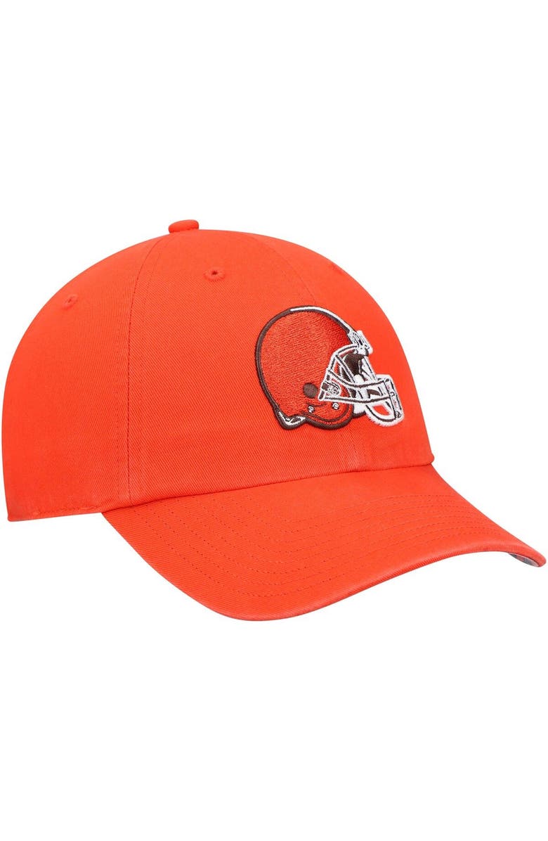 '47 Men's '47 x Zubaz Orange Cleveland Browns Undervisor Clean Up Adjustable Hat, Alternate, color, 