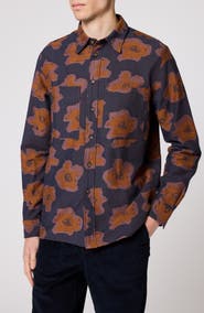 PS Paul Smith Floral Long Sleeve Cotton Shirt