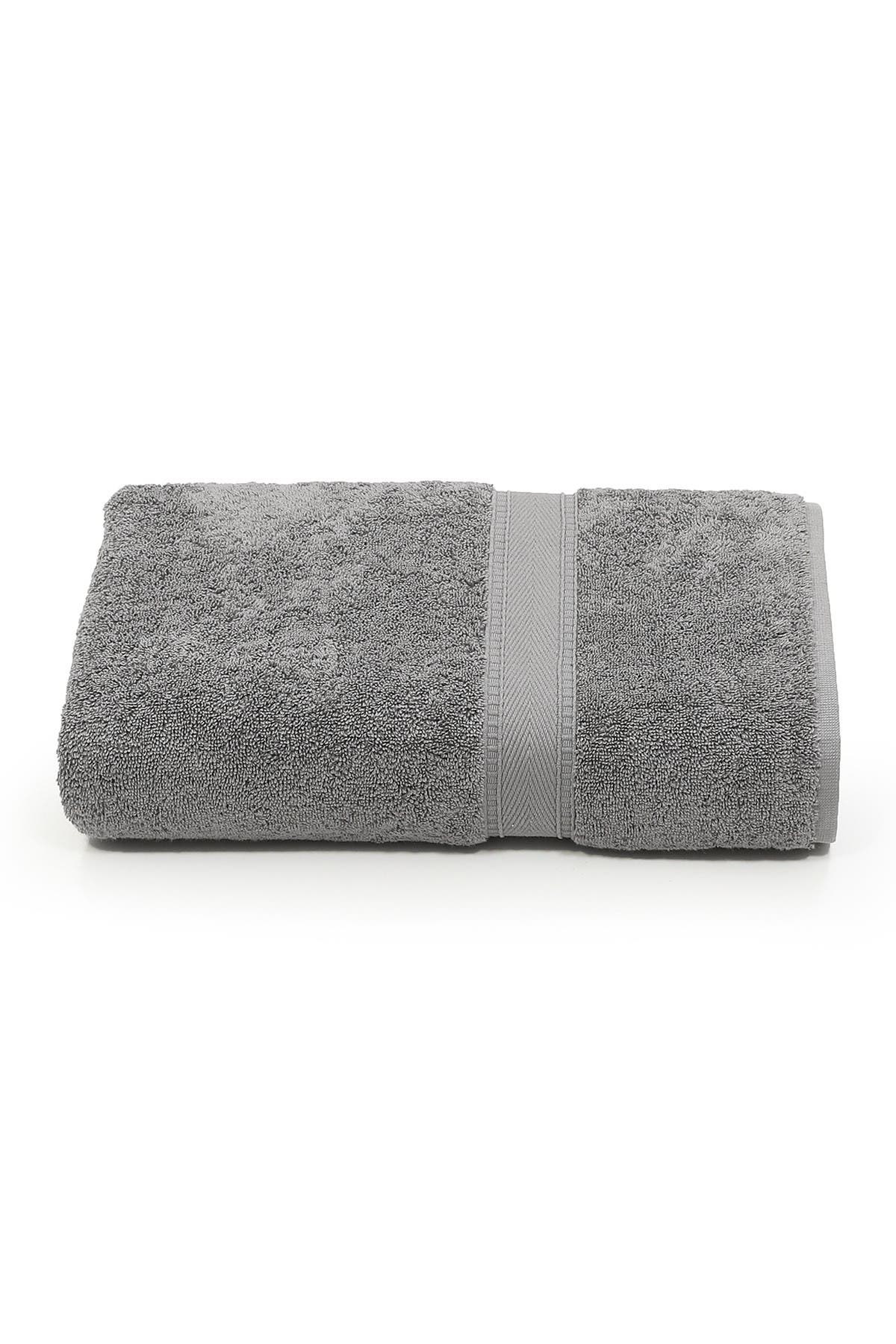 Linum Home Textiles Sinemis Terry Bath Towel - Dark Grey