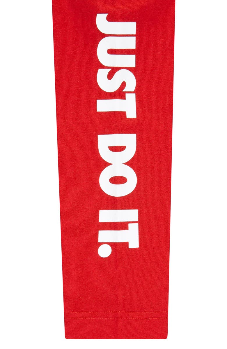 Nike Futura Long Sleeve Tee & Joggers Set, Alternate, color, University Red/ Black