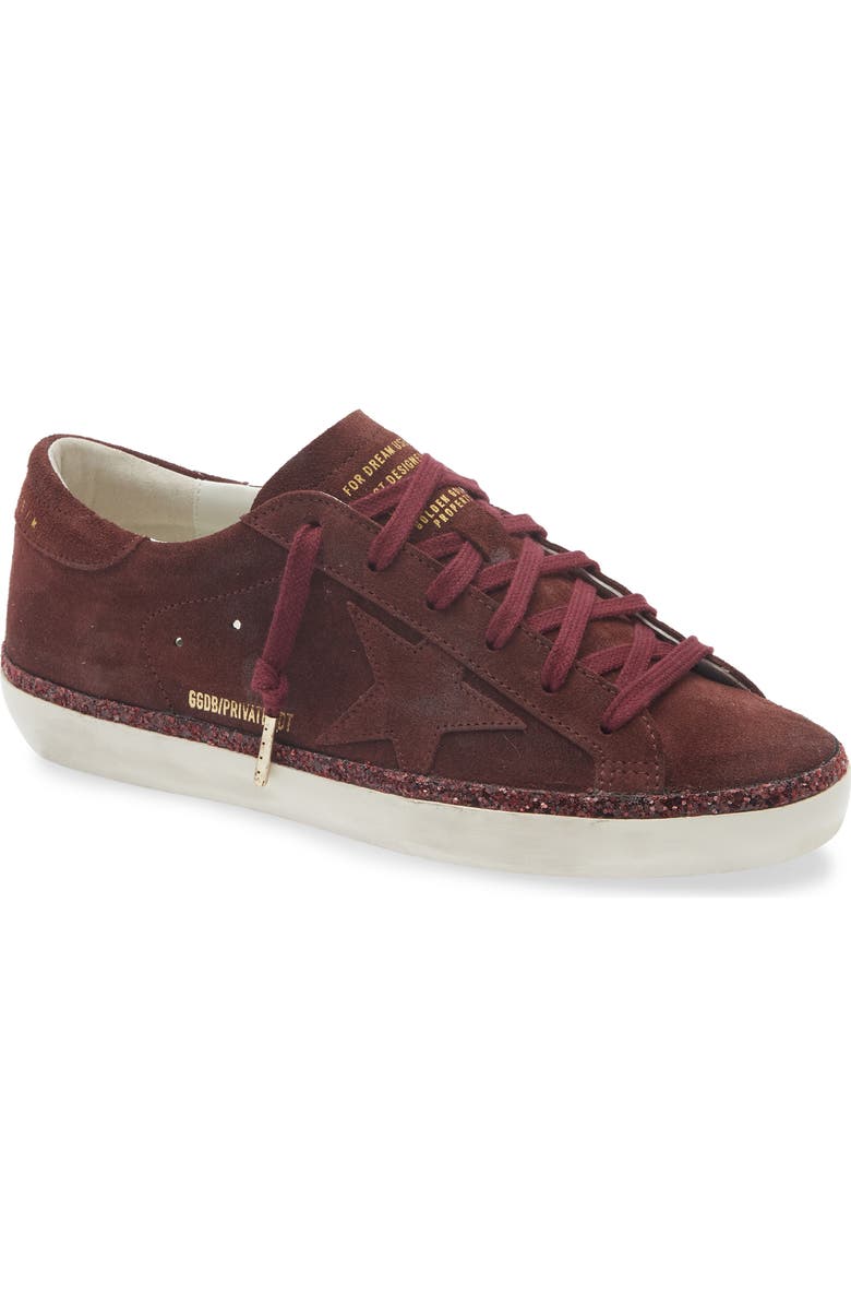 Golden Goose Super-Star Low Top Sneaker, Main, color, Burgundy