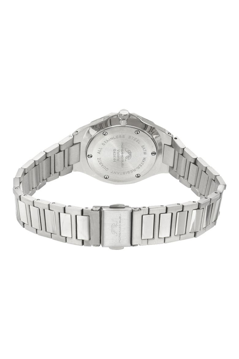 Victoria Bracelet Strap Watch, 33mm, Alternate, color, SILVER