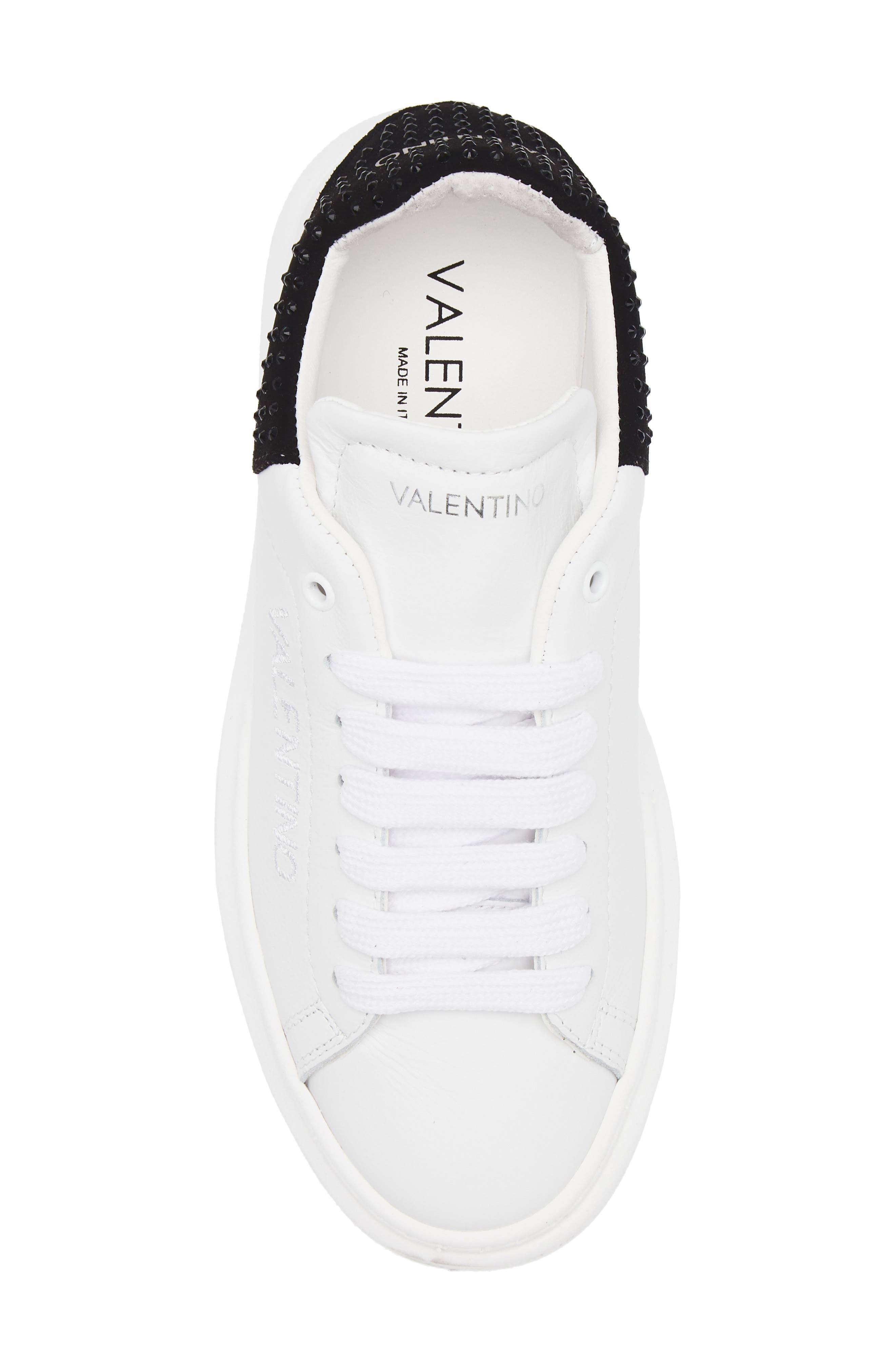 VALENTINO BY MARIO VALENTINO Fresia Sparkling Sneaker, Alternate, color, White Black