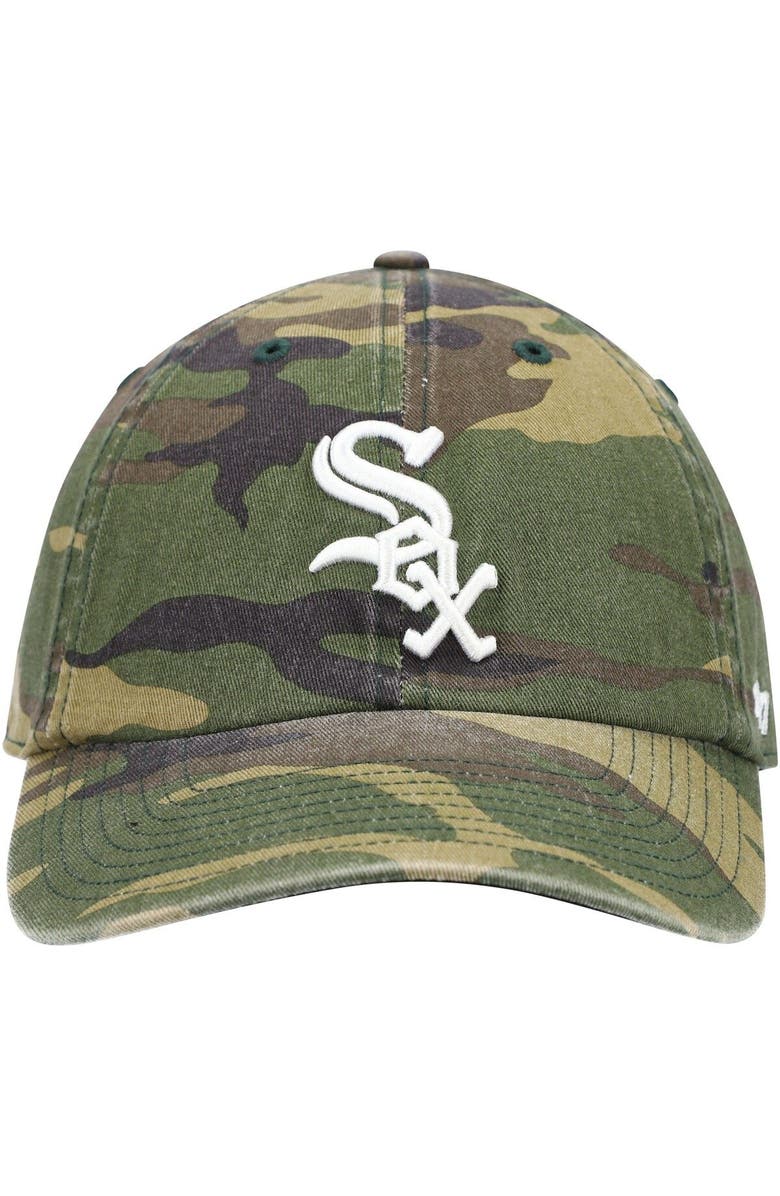 '47 Men's '47 Camo Chicago White Sox Team Clean Up Adjustable Hat, Alternate, color, Camo
