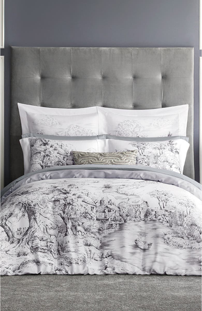 Togas Goranna duvet cover, Alternate, color, White