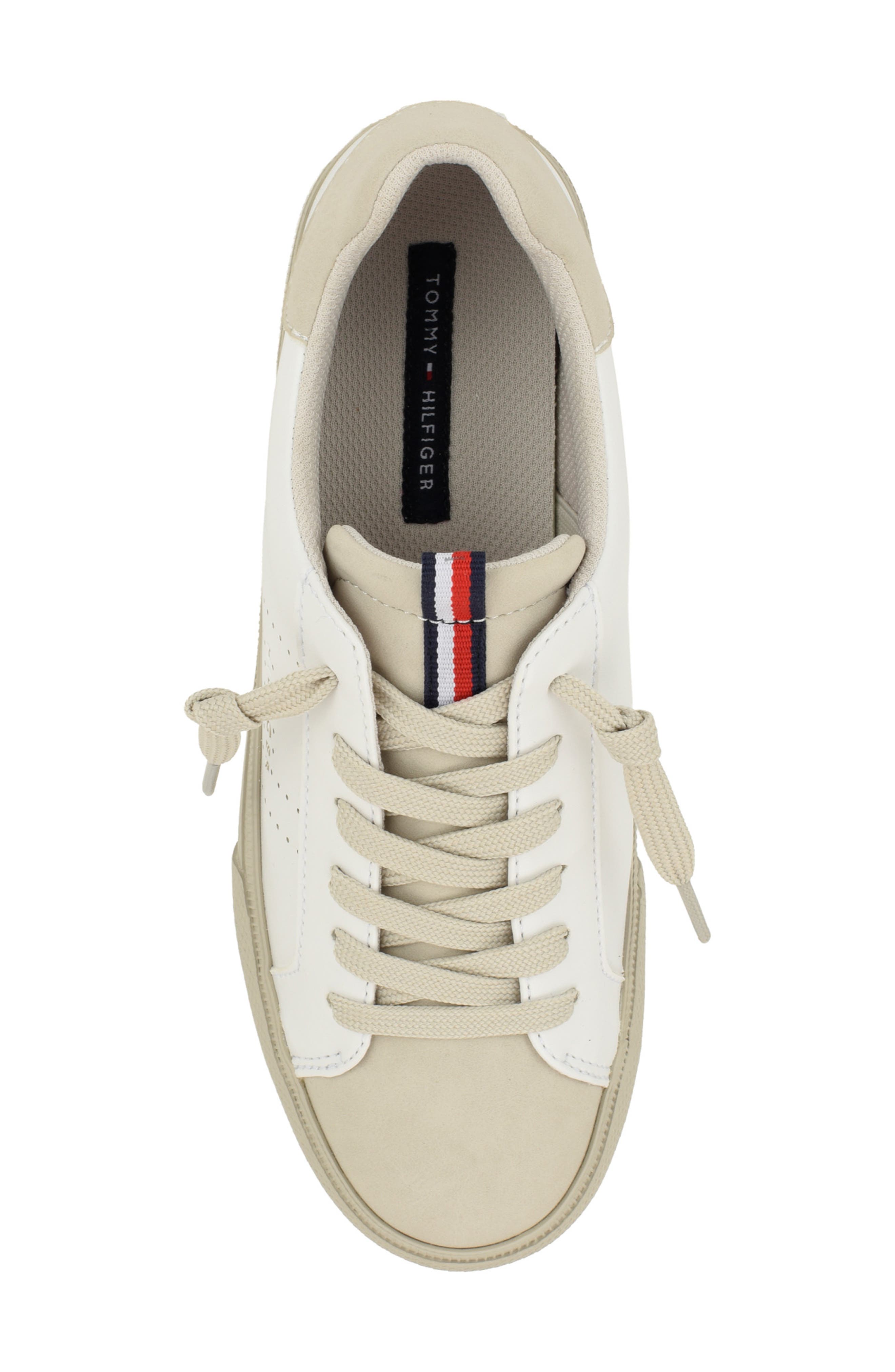 Lustina Sneaker, Alternate, color, WHITE/ OAT
