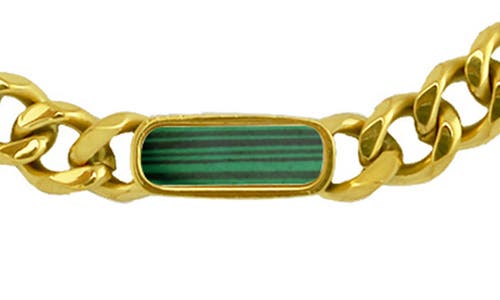 Rebl Gender Inclusive Stone Curb Chain Necklace