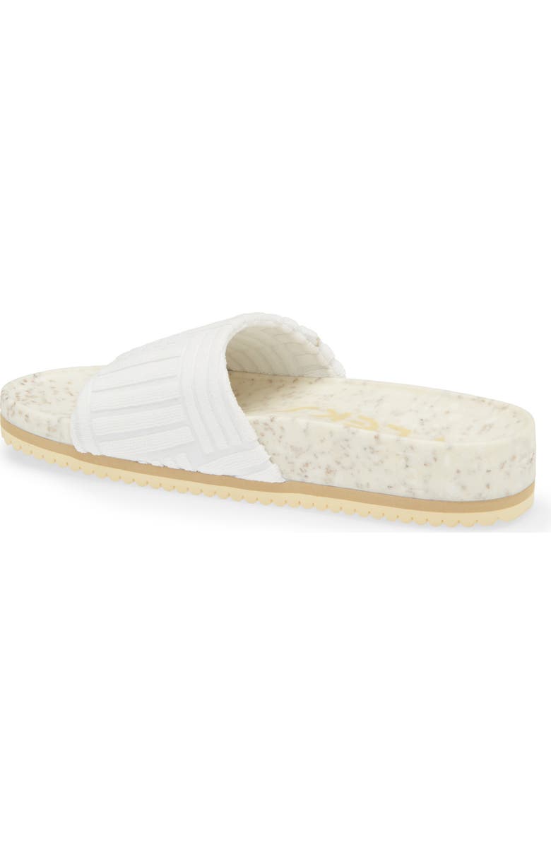FLEKS La Cumbre Slide Sandal, Alternate, color, White