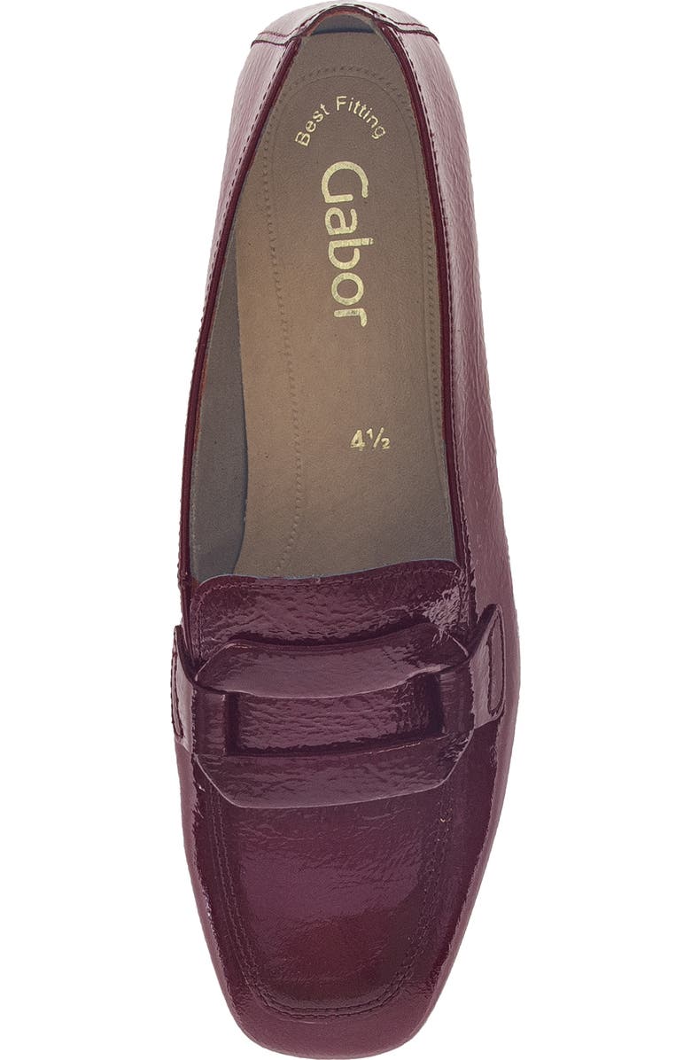 Gabor Buckle Loafer, Alternate, color, Bordo