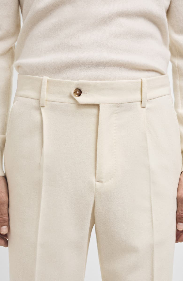 MANGO Slim Fit Wool Blend Dress Pants, Alternate, color,