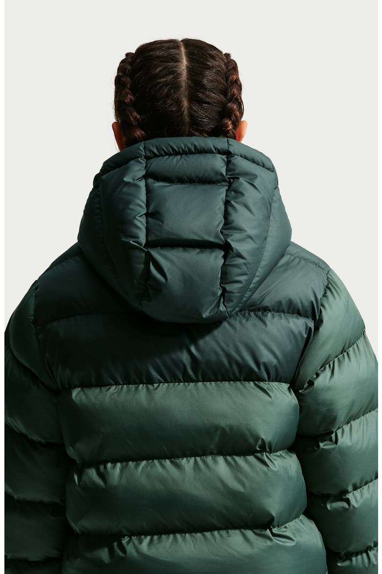 Kids' Sportswear Therma-FIT Water Repellent Loose Fit Puffer Jacket, Alternate, color, CAMO GREEN/ BLACK SPRUCE