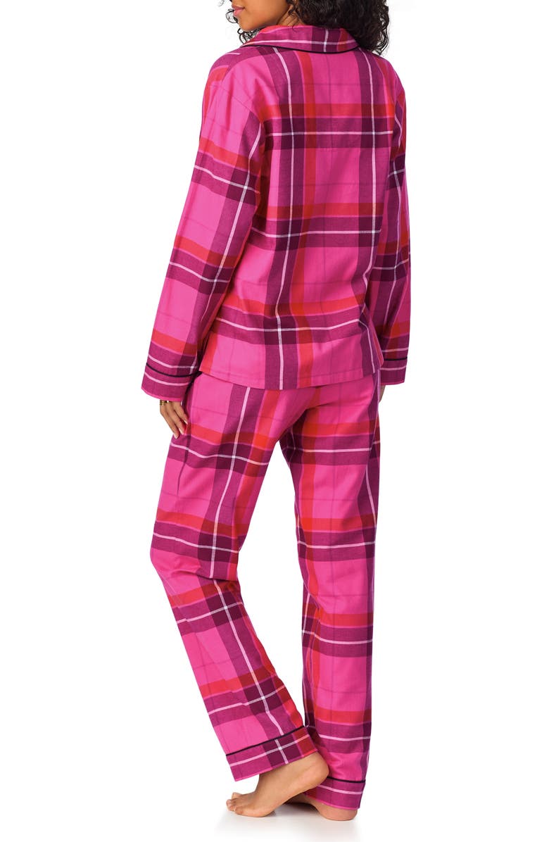 BedHead Pajamas Print Organic Cotton Flannel Pajamas, Alternate, color, 