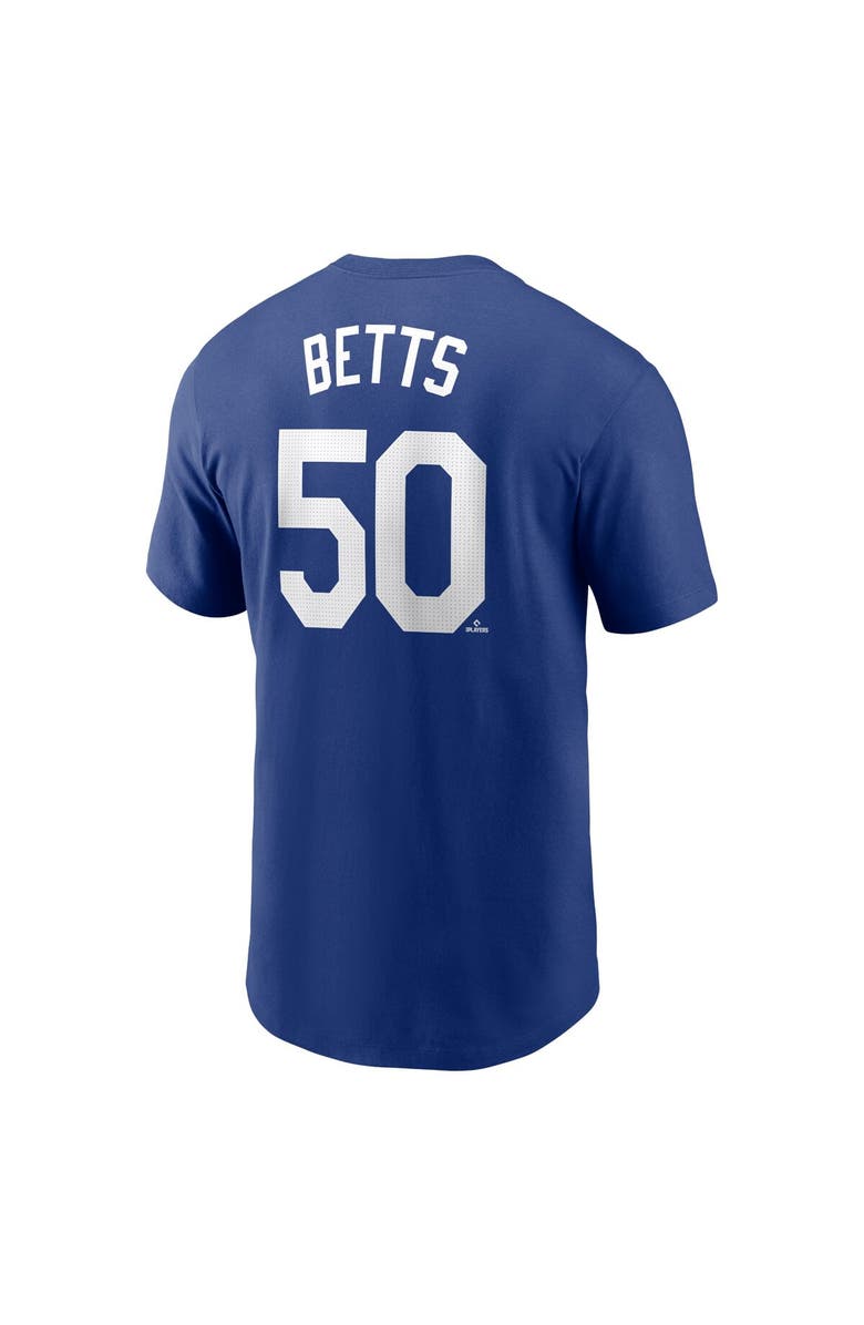 Nike Men's Nike Mookie Betts Royal Los Angeles Dodgers Fuse Name & Number T-Shirt, Alternate, color, Royal