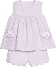 Little English Kids' Applique Pocket Short Set