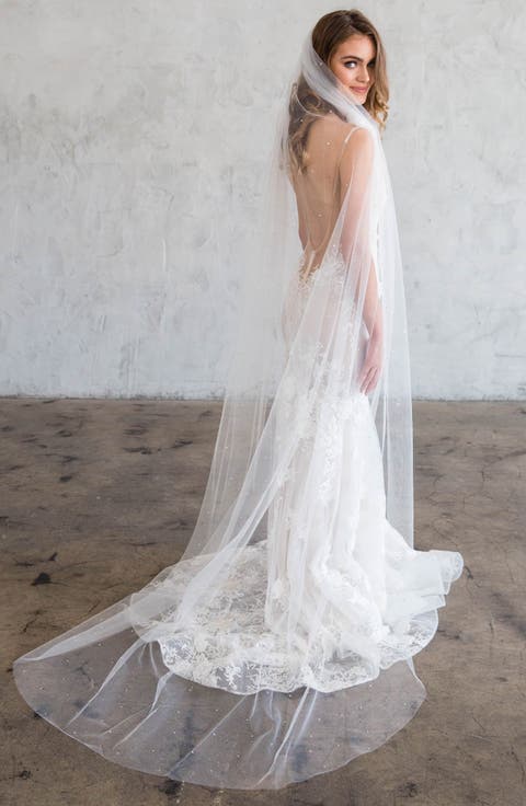Estee Swarovski Crystal Chapel Veil