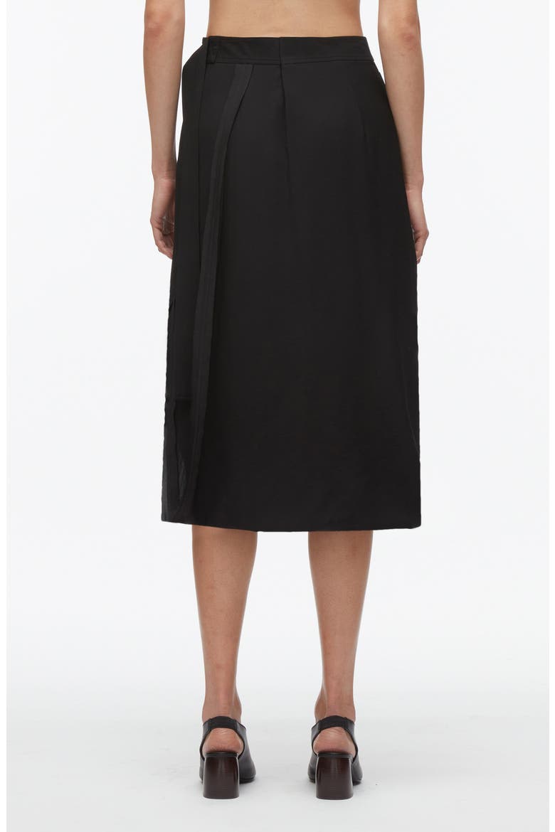Endless Loop Midi Skirt, Alternate, color, BLACK