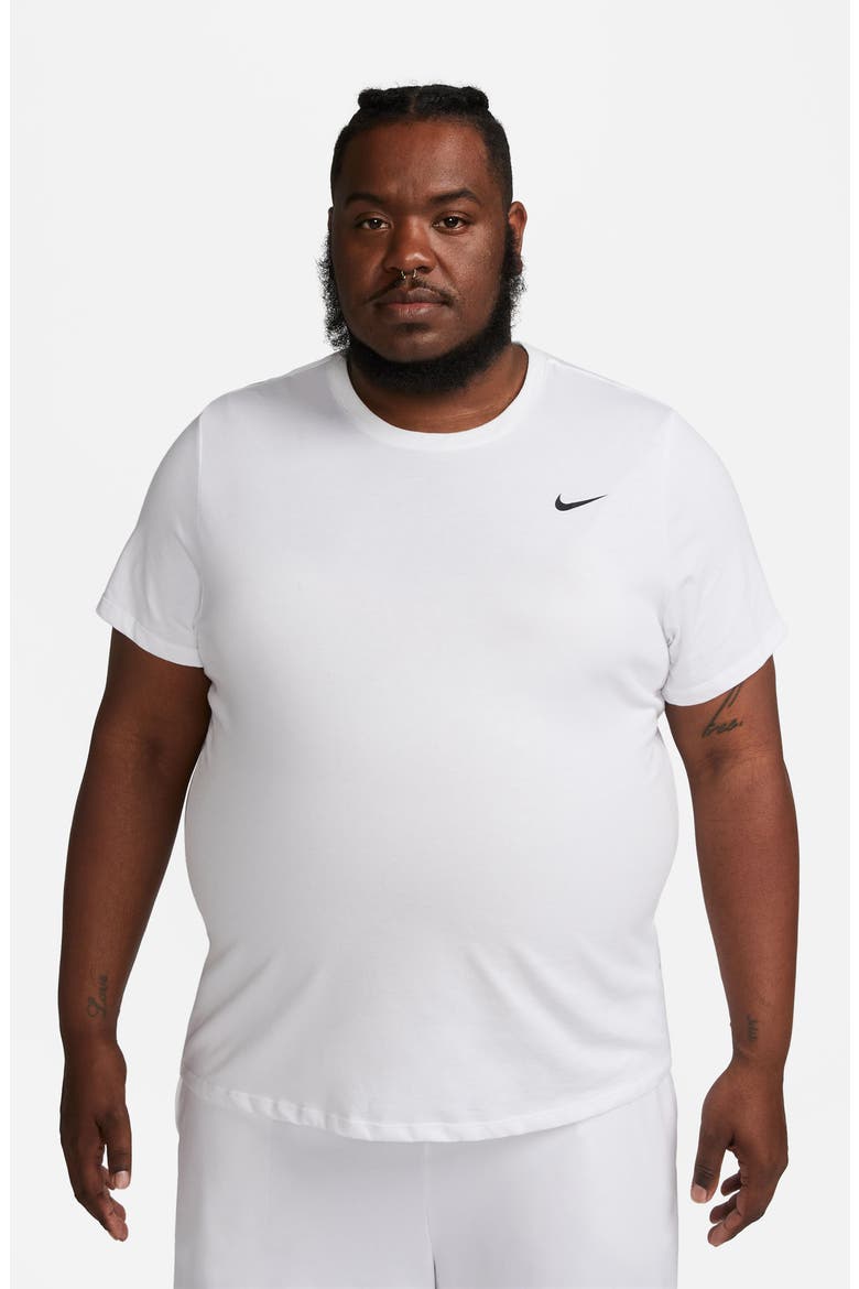 Dri-FIT Training T-Shirt, Alternate, color, 100 WHITE/BLACK