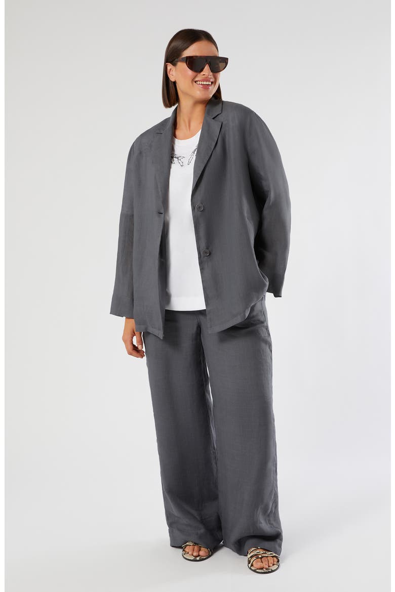 Agenda Wide Leg Pants, Alternate, color, MEDIUM GREY