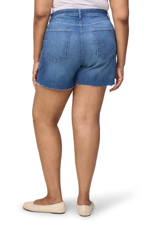 Warp & Weft Warp+weft Stretch Denim Shorts In Watersong