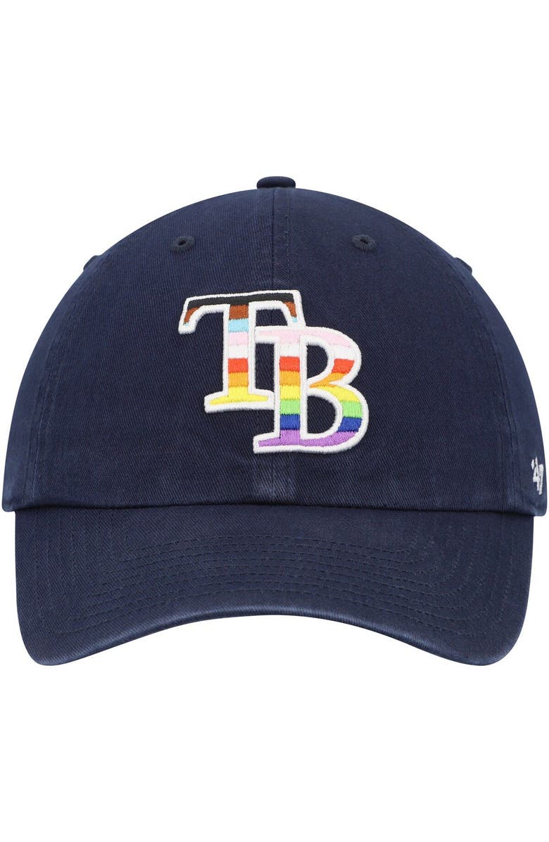 '47 Men's '47 Navy Tampa Bay Rays Team Pride Clean Up Adjustable Hat, Alternate, color, Navy