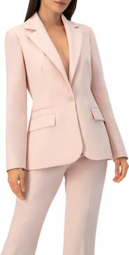 IVONNE Single-Button Classic Blazer