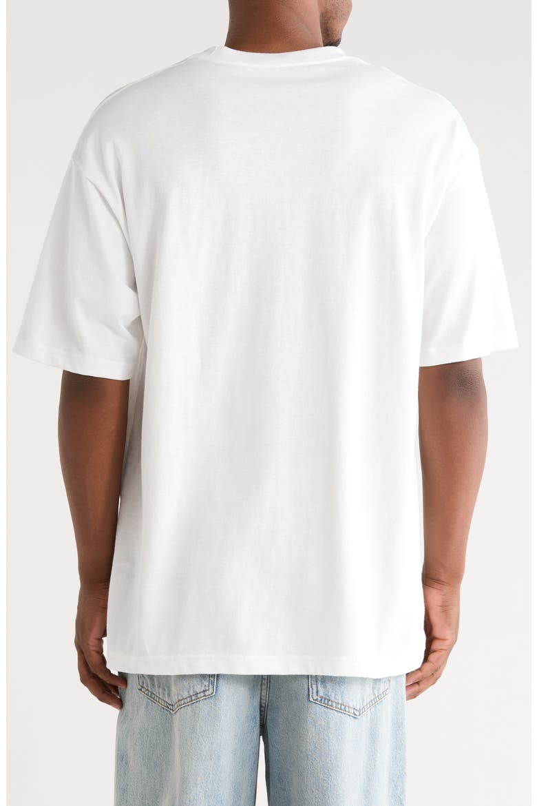 Sharp Smile Cotton Graphic T-Shirt, Alternate, color, WHITE