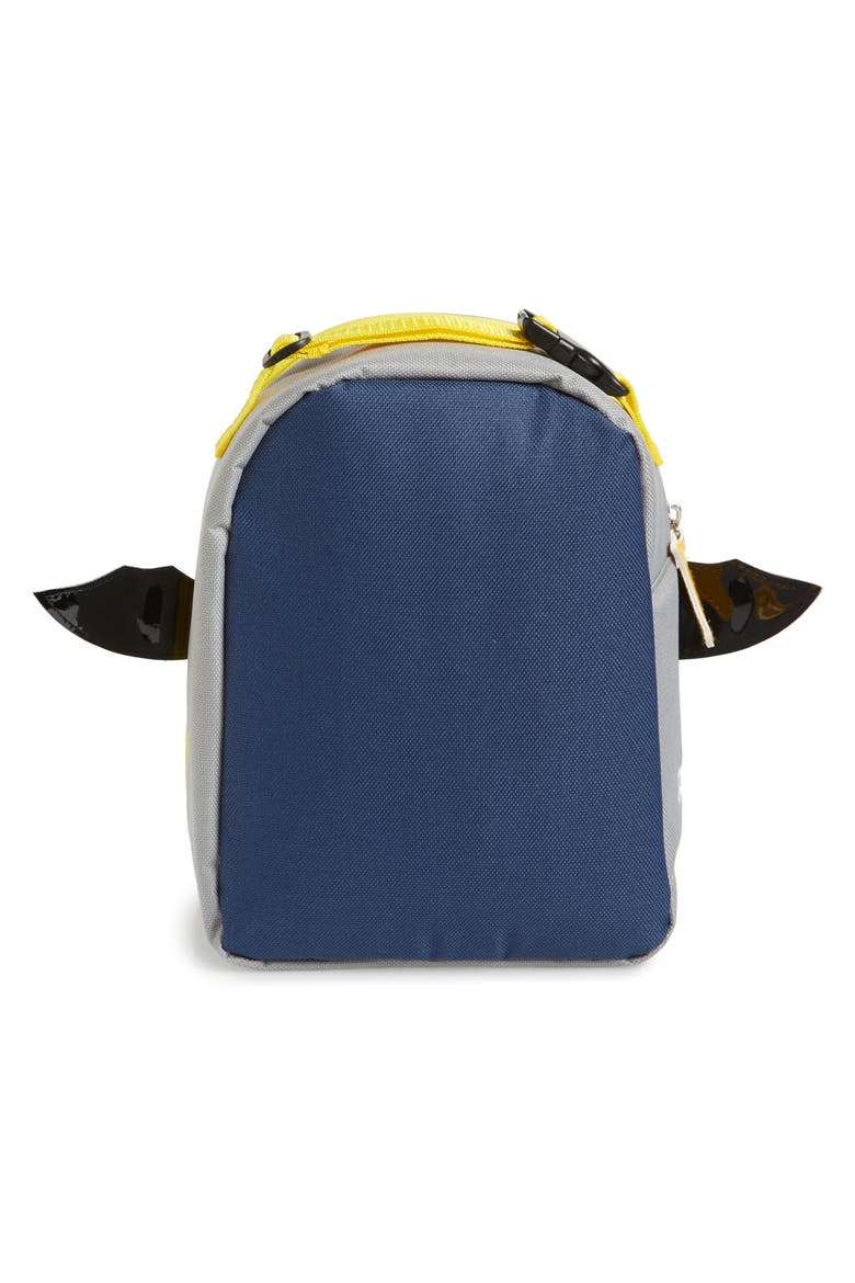 Zoo Lunchie - Bat Insulated Lunch Bag, Alternate, color, NAVY BLUE