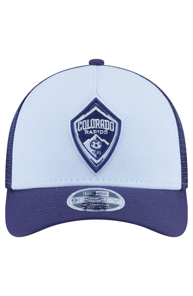 New Era Men's New Era Light Blue Colorado Rapids Color Pack 9FORTY A-Frame Adjustable Trucker Hat, Alternate, color, Light Blue