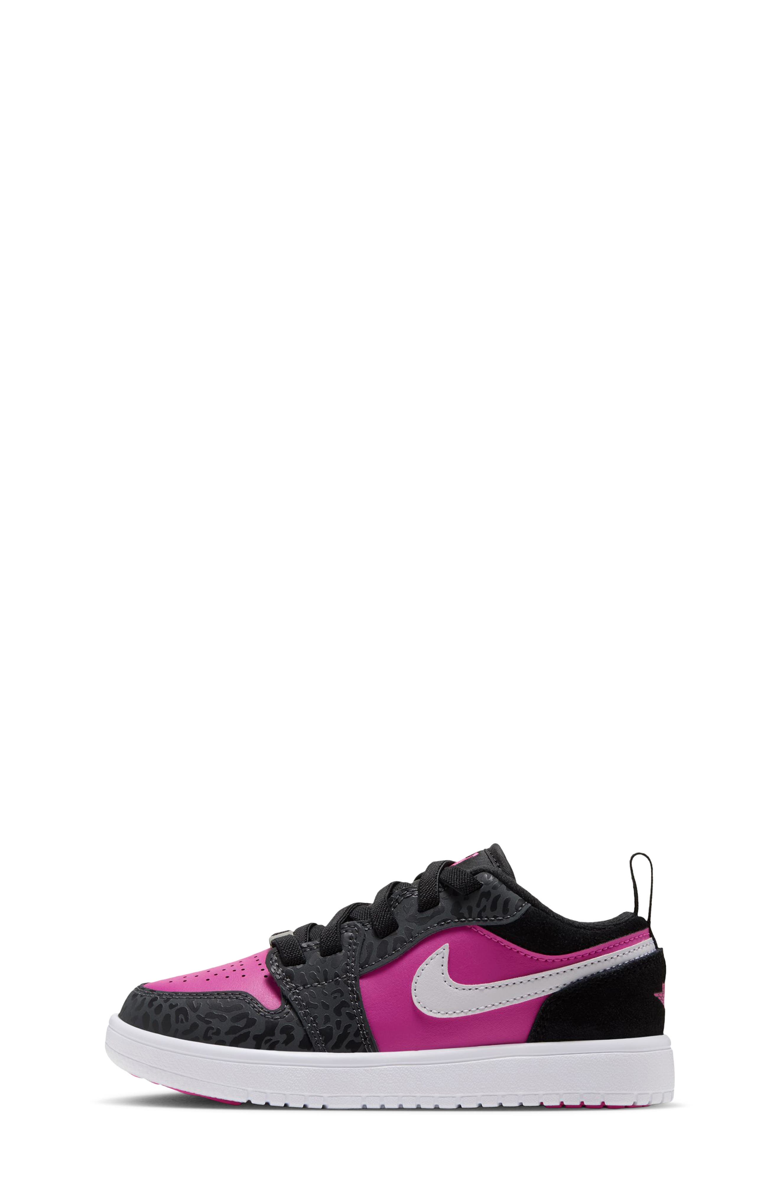 Kids' Jordan 1 Low Alt SE Sneaker, Alternate, color, 001 BLACK/LSRFCS