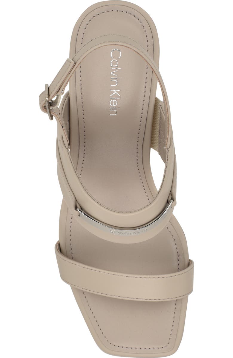 Calvin Klein Hallow Sandal, Alternate, color, Taupe