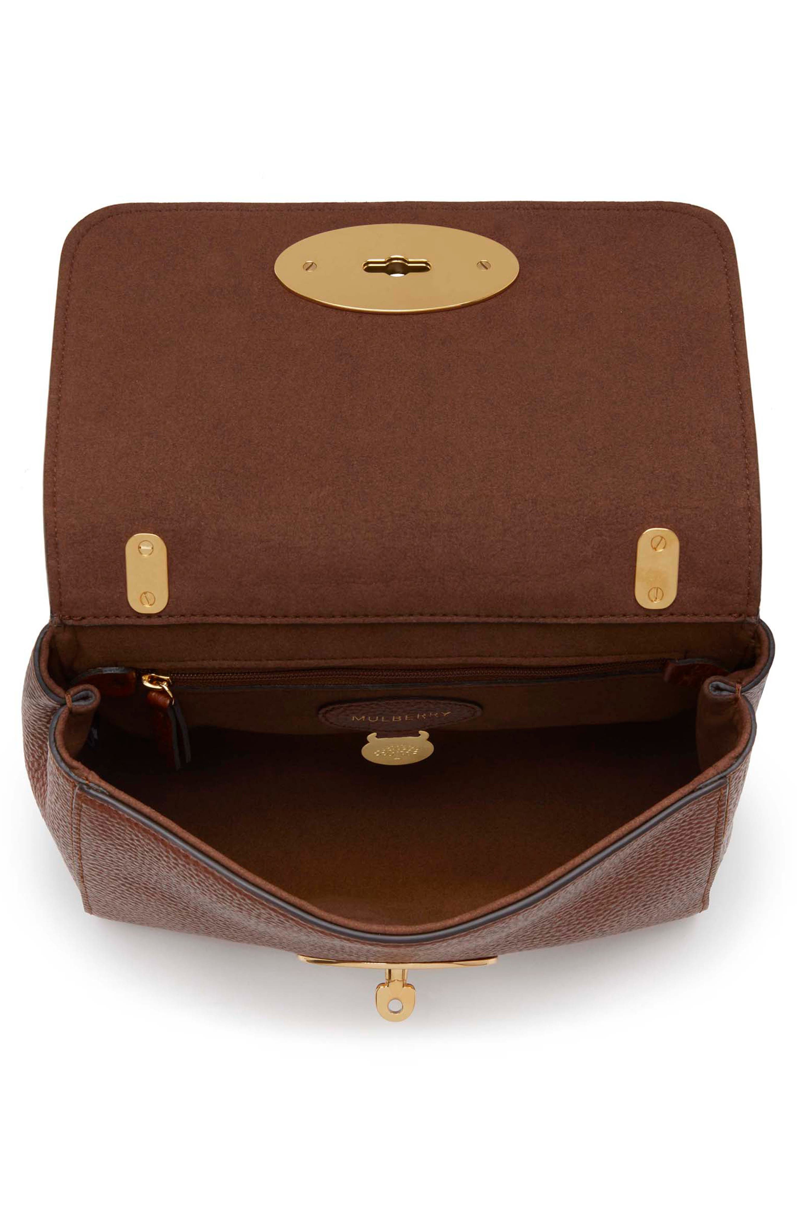 Mulberry Lily Leather Shoulder Bag, Alternate, color, 