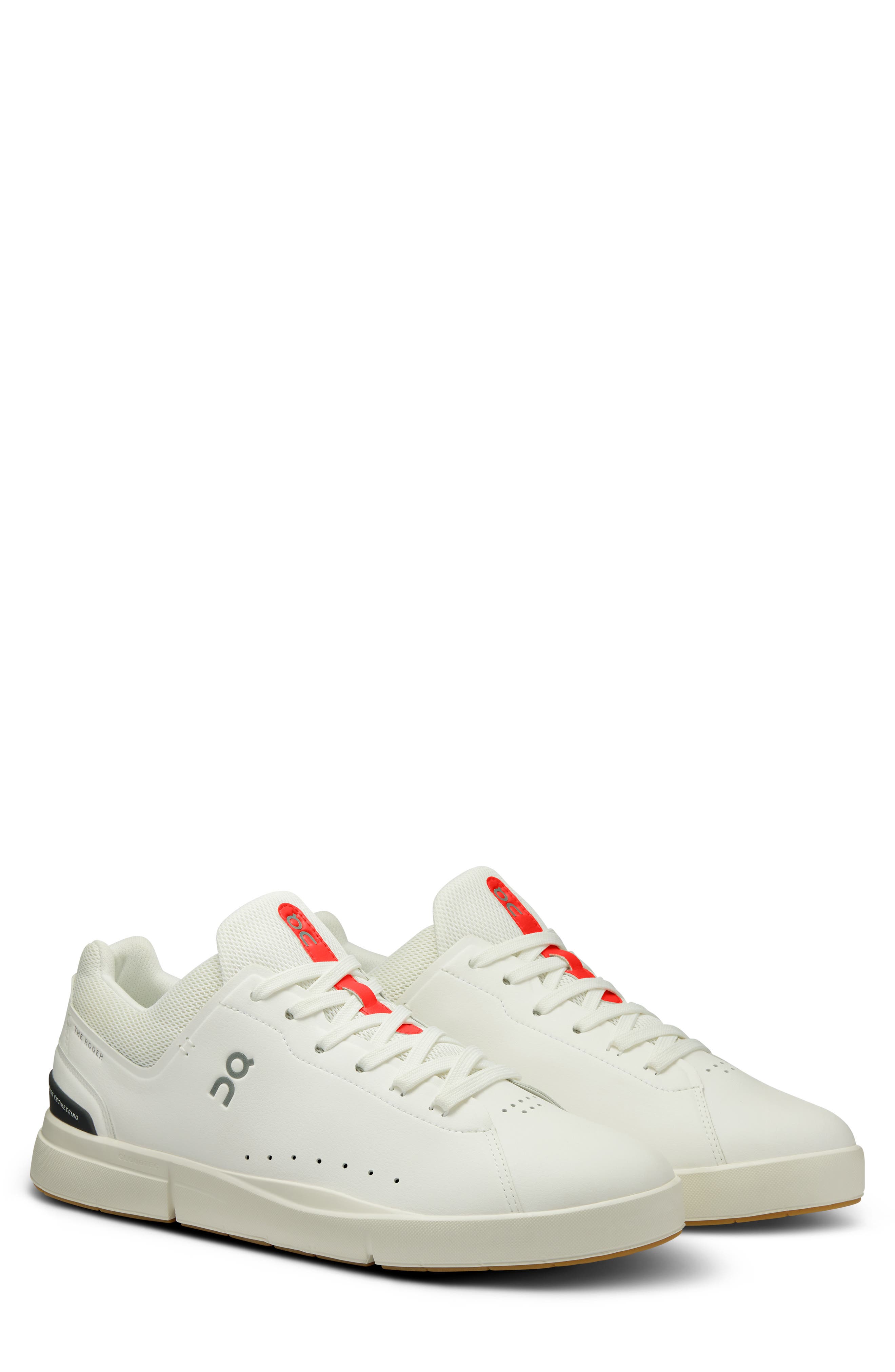 On THE ROGER Advantage Tennis Sneaker, Main, color, White/Spice