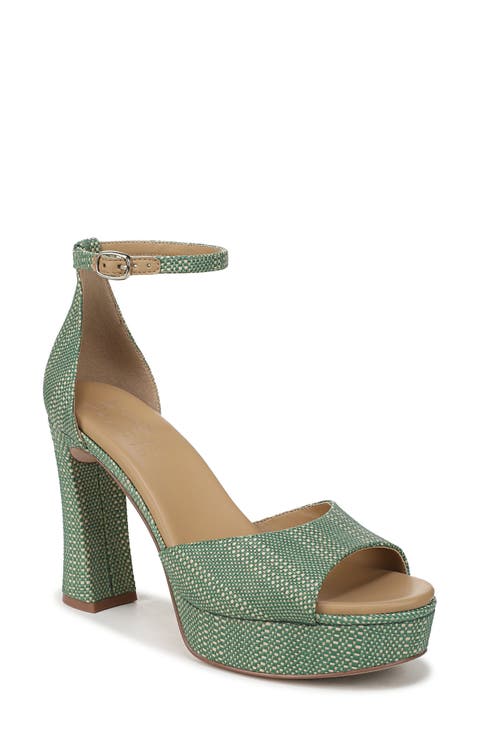 Delphie Ankle Strap Platform Sandal (Women)