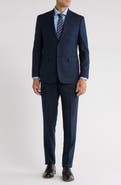 English Laundry Trim Fit Solid Two-Piece Suit
