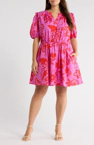 SUGARLIPS Weirly Floral Print Cotton Dress