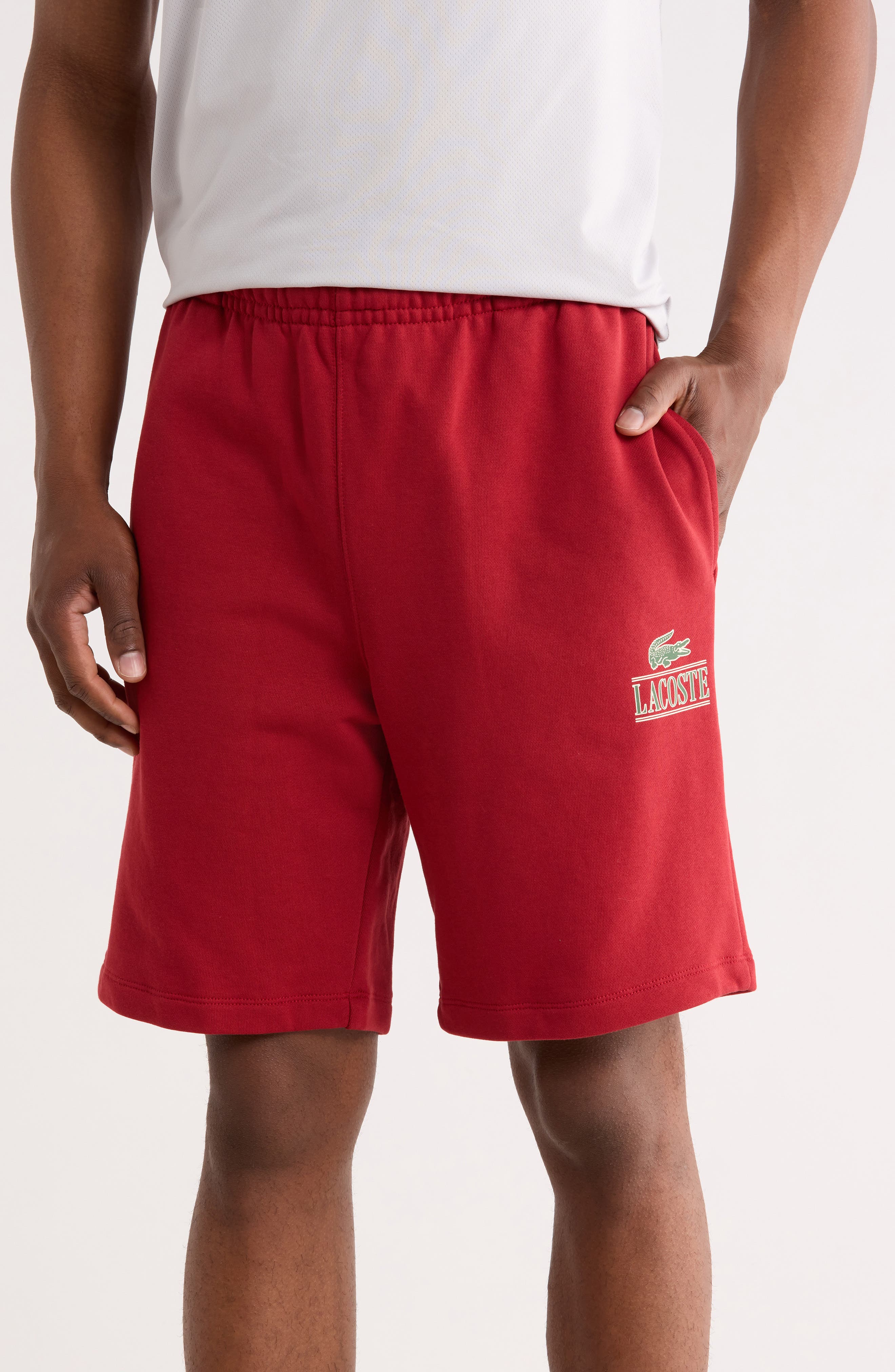 Lacoste Signature Fleece Shorts