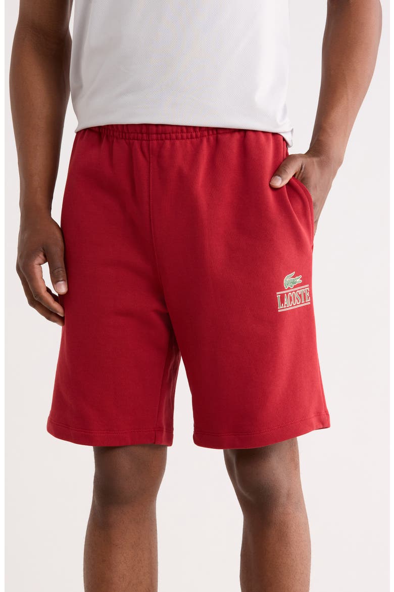 Signature Fleece Shorts, Main, color, ORA