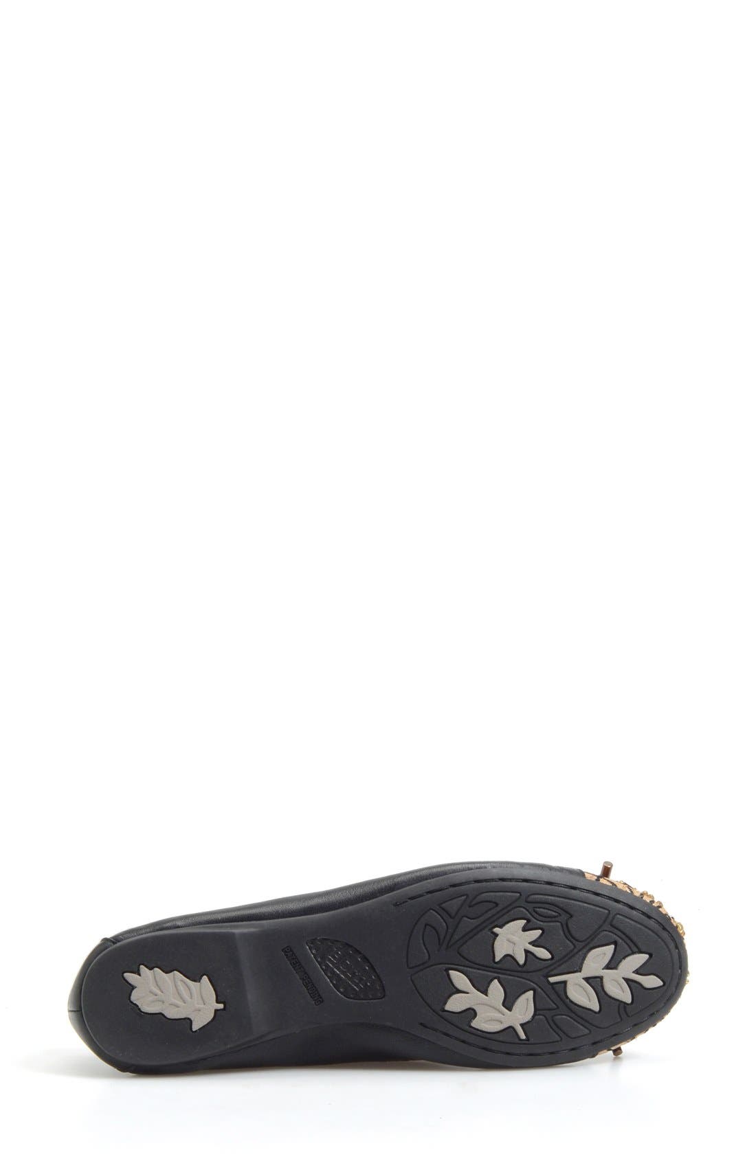 Børn 'Karmina' Embellished Cap Toe Ballet Flat, Alternate, color, 